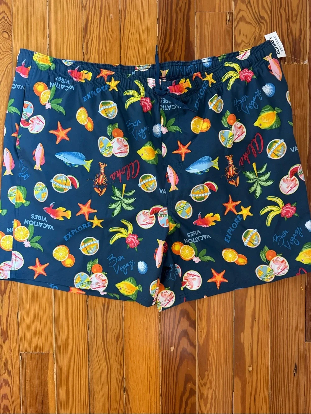 NWT Old Navy Tropical Summer Print Swim Shorts